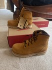 Red Wing Shoes Men s Brown Lace-up Ankle Work Boots Round Toe Sz 11