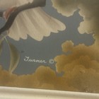Framed Signed Turner Bird Print  Landscape Animals Nature Art Mid Century