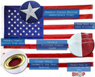 American Flag 3x5 Heavy Duty 210d Polyester Made In Usa Sewn Stripes Embroidered