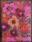 Groovy Floral 60s - 70s Vintage Fabric Photo Album Flower Power Pink Psychedelic
