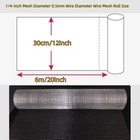 Hardware Cloth Wire Fence Roll 19 Gauge Metal Wire Mesh Roll Chicken Coop Wel   