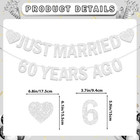 60th Wedding Anniversary Decorations - 60th Anniversary Decorations Silver