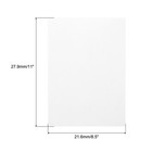 Colored Vellum Paper 20 Sheet White Transparency 8 5 X 11