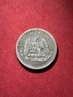 1879 Mo Mexico 25 Centavos Vf  Silver Mexico City Original