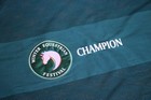 78  Horseware Ireland Wef Wellington Mesh Scrim Sheet Hunter Green Gold Show
