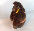 Applause Magical Mini Murphy Gorilla Plush 4in Drk Brown Banana Earring 1987 Vtg