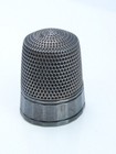 Antique Victorian Simons Brothers Sterling Silver Pleated Edge Sewing Thimble