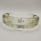 Vintage The Plaza Hotel Nyc Glass Ashtray 5-star Crest Prop Dish New York Rare