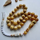 Natural Antique Baltic Amber 26g  Islamic Prayer Rosary 11 Mm  Beads Tasbih