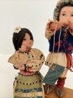 Vtg 1960s Expo 1967 Russian Children Folk Figures Dolls Made In Ussr