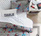 Potterybarn Kids Marvel s Spider-man Glow-in-the-dark Comforter   Shams Us Stock