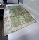 Vintage Fort A  P  Hill Military Installation Map Virginia  26 0    X 37 3     Used