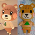 Handmade Animal Crossing Little Bear Maple 25cm Plush Doll Toy Gift Collectible