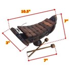 Miniature Xylophone Wooden Small Model Thai Musical Instruments Home Decoration