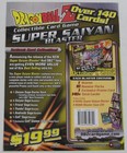 Dragon Ball Z Ccg Super Saiyan Blaster Store Sales Sheet 2002 Dragonball