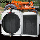 3-row Aluminum Radiator For Allis Chalmers Wc Wd Wd45 Gas Lp 70228587 Tractor