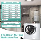 Bathroom Exhaust Blower Fan Assembly For Broan-nutone 662 663 B 688 B S97012029