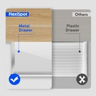 Electric Standing Desk With Drawer Desktop   Adjustable Frame W usb 