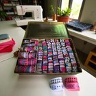 Huge Lot 101 Pieces Craft Ribbon And 48 Rolls Of Washi Tape            e13 