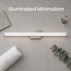 41   Vanity Light Led Bar Modern Bathroom Over Mirror Wall Sconce Nickel Fixture
