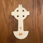 Lefton Holy Water Font- Porcelain-irish Clover-celtic Cross - Shamrocks-vintage