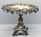 Imperial Russian Fraget Warsaw Poland Silver Plate Fruit Bowl