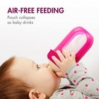 Boon Nursh Baby Bottles 4 Ounce Pack Of 3 Silicone Air Free Feeding Design