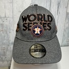 Houston Astros 2017 World Series New Era 39thirty Flex Fitted Osfm Hat Cap Gray