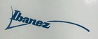Ibanez  5 5  Blue Guitar Headstock Decal  Logo Die Cut Sticker