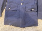 Vtg 36s Navy Blue Wool Air Force Dress Jacket Uniform Staff Sergeant Rank Usaf
