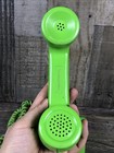 Vintage Mcm Stromberg Carlson Lime Bright Green Rotary Wall Telephone