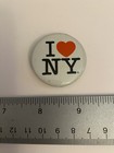 Vintage I Love New York Pin Back Button P78