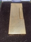 Vintage Dunhill Lighter Rollagas Gold Mint Condition Working  Mint In Box Papers