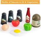 32pcs Kids Play Kitchen Toys Set  Toddlers Pretend Cooking Playset Acccessori   