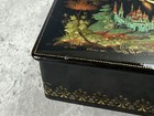 Vintage 1987 Russian Lacquer Box Palekh The Firebird 5x4x1 75 Signed Certificate