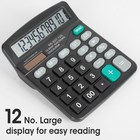 2 Pack Calculator Bulk  12 Digits Calculators Desktop With Large Lcd 2 