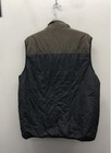 Free Country Men s Reversible Puffer Vest Black Olive Sherpa Full Zip Nwt Sz L