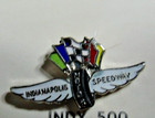 Vintage Indianapolis Motor Speedway  Indy 500  Wings  Lapel Pin  Silver