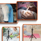 Eerya Wig Stand - 22 Inch Brown Wig Head Stand With Mannequin Head  Tripod Fo   