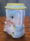 Vintage Rubens Original s Elephant Cookie Jar Japan 1950s R574