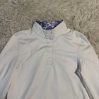 Child   s Large White Coolblast Long Sleeve Horseback Riding Show Shirt