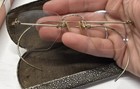 Shuron Early Antique Eyeglasses 10k Center 1 10 12 Kt Gold Filled Temples