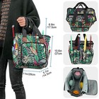 Crochet   Knitting Bag  Travel Yarn Storage Tote Organizer For Hooks Needles