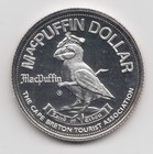 1976 Cape Breton Ns Silver Trade Dollar Token Nova Scotia Canada Steam Railway