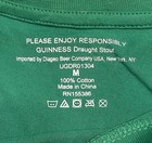 Guinness Slainte Green T-shirt Women   s M 100  Cotton Diageo Usa Rn155386