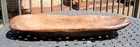 Large  Primitive Wooden Dough Bowl  29 In Hand Carved Rustic Farmhouse Trencher
