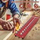 Nut And Bolt Thread Checker 28 Thread Identifier Gauge Inch And Metric Screw Us