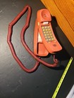 Burnt Rosewood  Plum At t System Trimline 230 Touch Tone Wall Desk Telephone Vtg