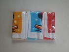 Rare Y2k Vtg New Pucca Funny Love Drums Vooz Set Of 3 Terrycloth Hand Towels Lot