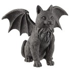 Winged Cat Gargoyle Statue Figurine Medieval Gothic Sculpture Decoration New